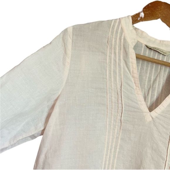 Soft surroundings ramie & cotton blend light pink tunic/ dress - Picture 3 of 11